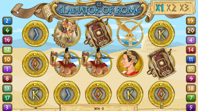 Игровой интерфейс Gladiators Of Rome 6